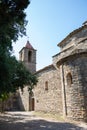 View of the 10th century church of Sant Joan de FÃÂ bregas in Rupit, Catalonia